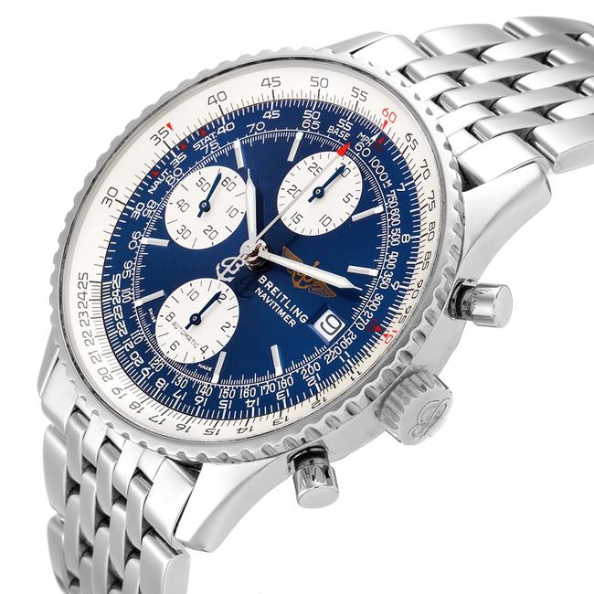 Breitling Blue Navitimer Ii Dial Chronograph Steel Mens A13322 Watch Breitling Blue Navitimer Ii Dial Chronograph Steel Mens A13322 Watch