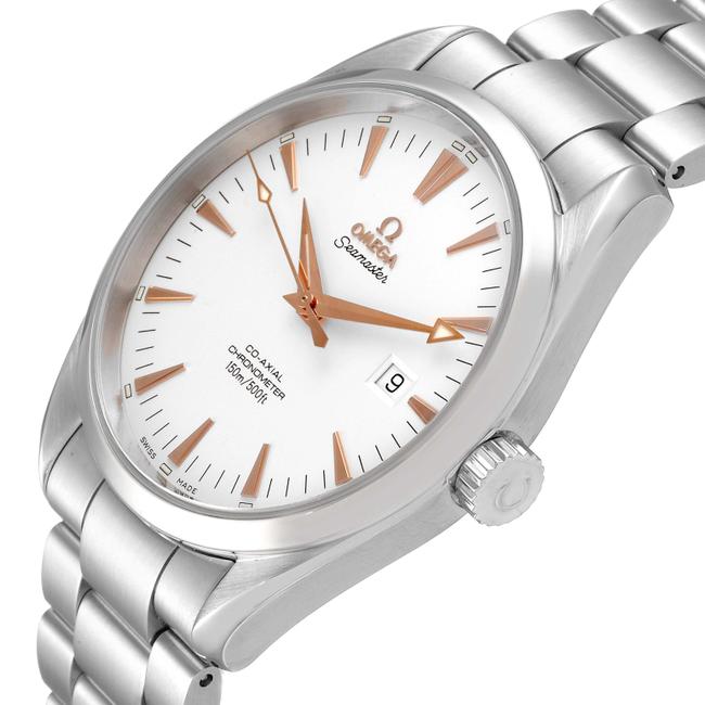 Omega Silver Seamaster Aqua Terra Dial Steel Mens 2502.34.00 Watch Omega Silver Seamaster Aqua Terra Dial Steel Mens 2502.34.00 Watch