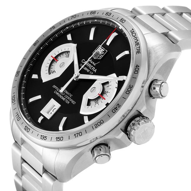 TAG Heuer Black Grand Carrera Dial Mens Cav511a Watch TAG Heuer Black Grand Carrera Dial Mens Cav511a Watch