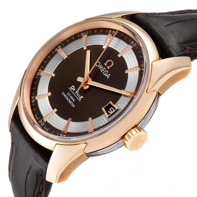 Omega Brown Deville Hour Vision 18k Rose Gold 431.63.41.21.13.001 Watch Omega Brown Deville Hour Vision 18k Rose Gold 431.63.41.21.13.001 Watch