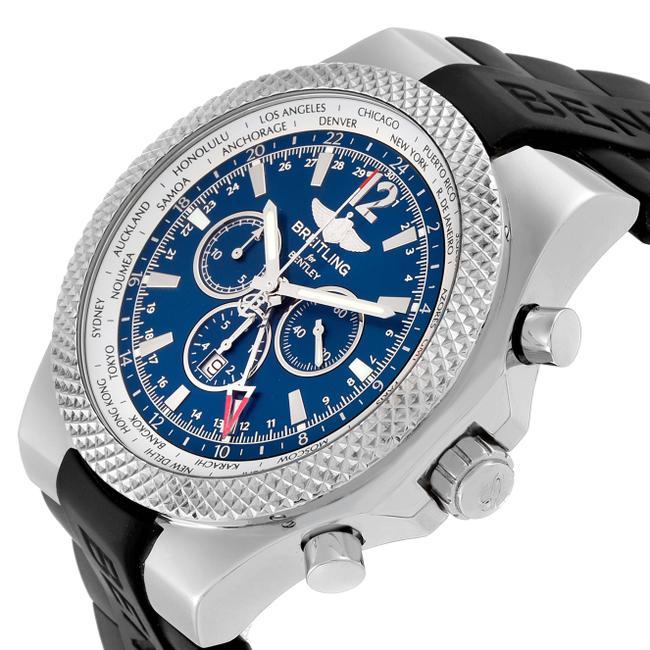 Breitling Blue Bentley Gmt Dial Chronograph Steel Mens A47362 Watch Breitling Blue Bentley Gmt Dial Chronograph Steel Mens A47362 Watch