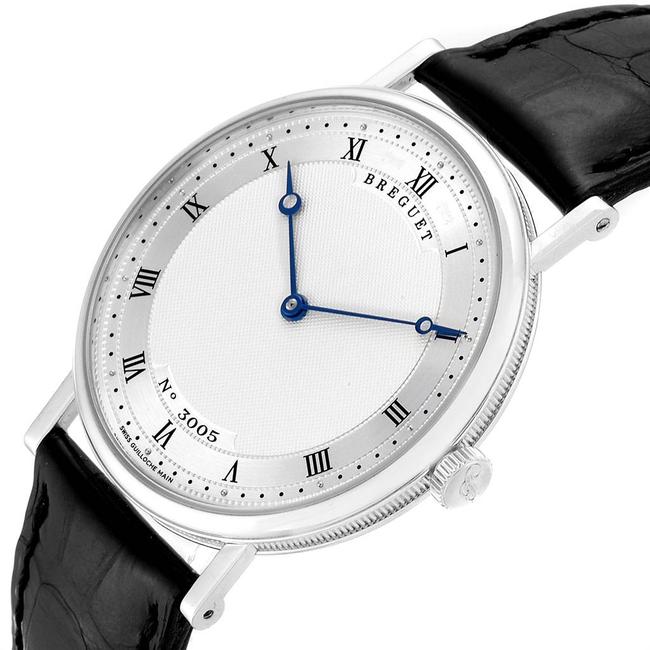 Breguet Silver Classique 38mm White Gold Ultra Thin Mens 5157 Watch Breguet Silver Classique 38mm White Gold Ultra Thin Mens 5157 Watch