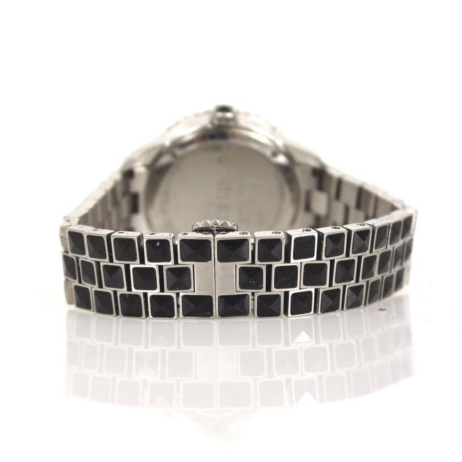 Dior Silver / Black Pyramid Sapphire Christal Stainless Steel Ladies Wristwatch Watch Dior Silver / Black Pyramid Sapphire Christal Stainless Steel Ladies Wristwatch Watch