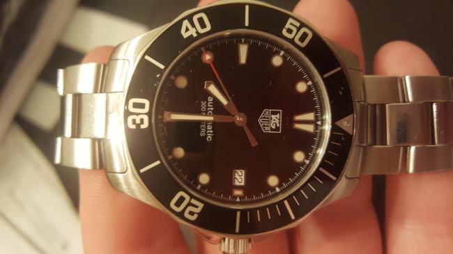 TAG Heuer Black Aquaracer Wab2010 Watch TAG Heuer Black Aquaracer Wab2010 Watch
