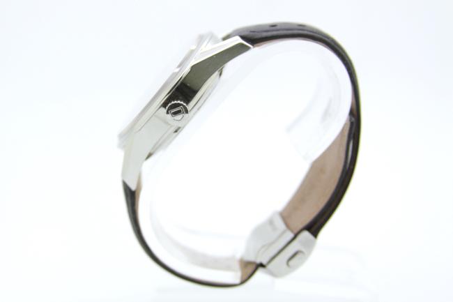 TAG Heuer Stainless Steel & Black Leather Carrera Twin-time Wv2115-0 Mens with Band Watch TAG Heuer Stainless Steel & Black Leather Carrera Twin-time Wv2115-0 Mens with Band Watch