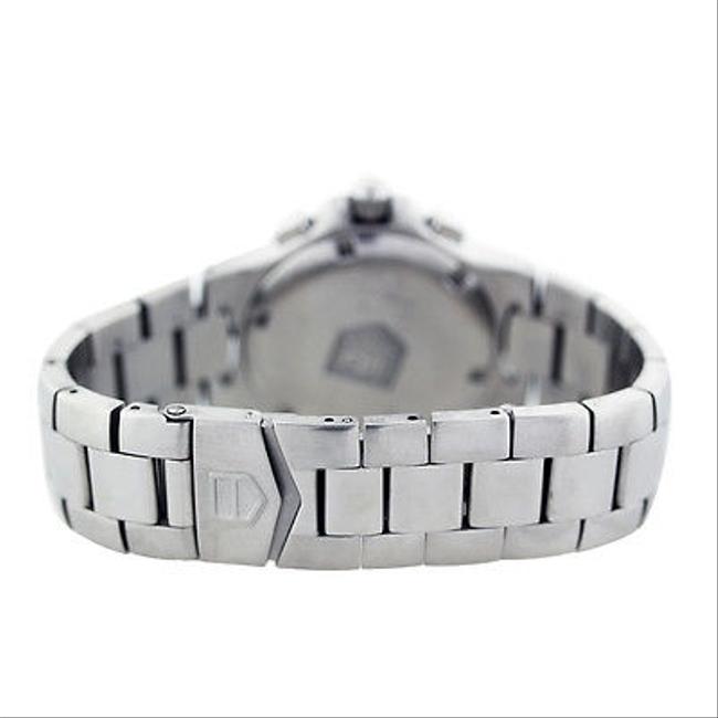 TAG Heuer White Black Silver Kirium Cl1212 Midsize Chronograph Unisex Watch TAG Heuer White Black Silver Kirium Cl1212 Midsize Chronograph Unisex Watch