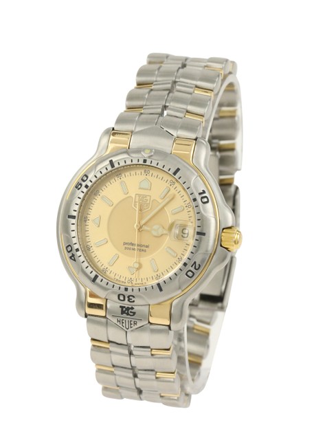 TAG Heuer Silver Professional Series 6000 Watch TAG Heuer Silver Professional Series 6000 Watch
