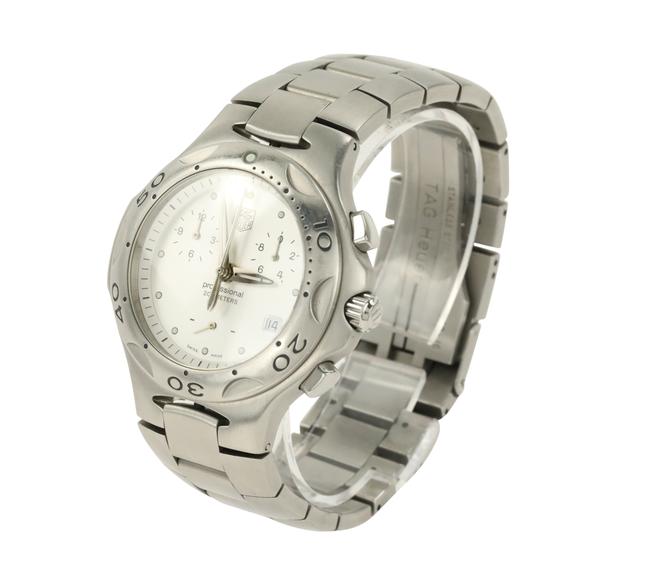 TAG Heuer Silver Professional Series Kirium Chronograph Watch TAG Heuer Silver Professional Series Kirium Chronograph Watch