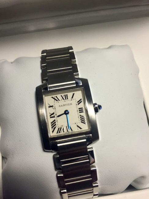 Cartier Silver (Stainless Steel) Ladies Tank Francaise Watch Cartier Silver (Stainless Steel) Ladies Tank Francaise Watch
