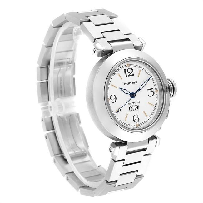 Cartier White Stainless Steel Pasha C W31044m7 Womens Wristwatch 35 Mm Watch Cartier White Stainless Steel Pasha C W31044m7 Womens Wristwatch 35 Mm Watch