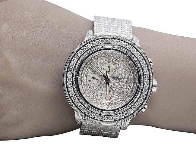 Breitling Stainless Steel XL Custom Super Avenger Aeromarine 53 Mm Genuine Diamond 34 Ct Watch Breitling Stainless Steel XL Custom Super Avenger Aeromarine 53 Mm Genuine Diamond 34 Ct Watch