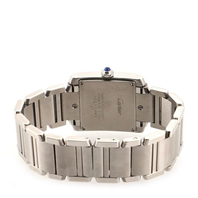 Cartier Tank Francaise Quartz Stainless Steel and Alligator 25 Watch Cartier Tank Francaise Quartz Stainless Steel and Alligator 25 Watch