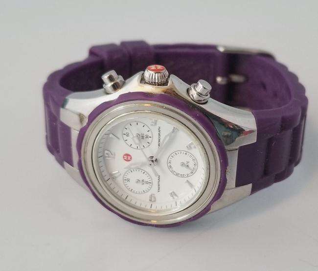 Michele Purple Jelly Band Watch Michele Purple Jelly Band Watch