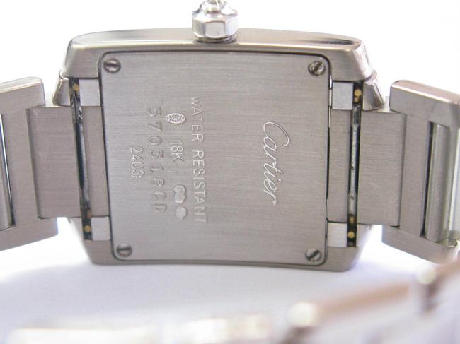 Cartier White Gold 18kt Tank Francaise Diamond Bezel Ladies 2403 Watch Cartier White Gold 18kt Tank Francaise Diamond Bezel Ladies 2403 Watch