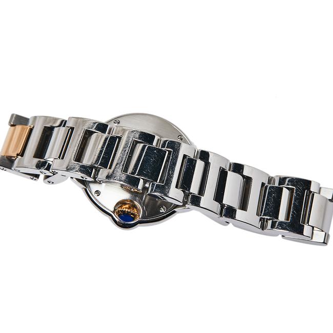 Cartier Mother Of Pearl 18k Rose Gold & Stainless Steel Ballon Bleu 3009 Womens Wristwatch 28 Mm Watch Cartier Mother Of Pearl 18k Rose Gold & Stainless Steel Ballon Bleu 3009 Womens Wristwatch 28 Mm Watch
