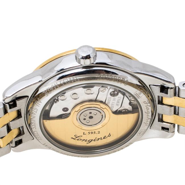Longines White Two-tone Stainless Steel Flagship L4.274.3 Womens Wristwatch 26 Mm Watch Longines White Two-tone Stainless Steel Flagship L4.274.3 Womens Wristwatch 26 Mm Watch