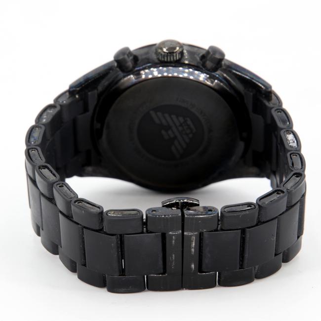 Emporio Armani Matte Black Ga Solid Stainless Steel 50 Meter/5atm Watch Emporio Armani Matte Black Ga Solid Stainless Steel 50 Meter/5atm Watch