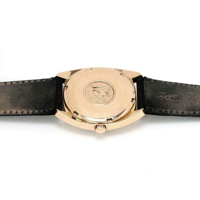 Omega 64174 Constellation 18k Rose Gold Date Mens Leather Band Watch Omega 64174 Constellation 18k Rose Gold Date Mens Leather Band Watch