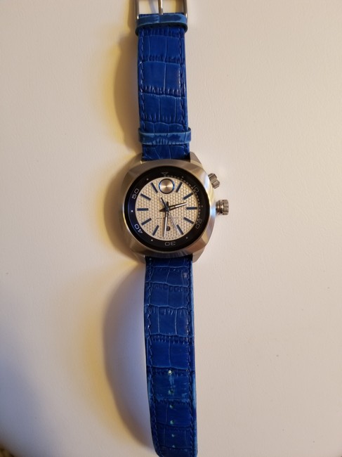 Movado Blue Mens Quartz Watch Movado Blue Mens Quartz Watch