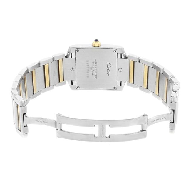 Cartier Two-tone Gold Tank W2ta0003 ( 14588 ) Watch Cartier Two-tone Gold Tank W2ta0003 ( 14588 ) Watch