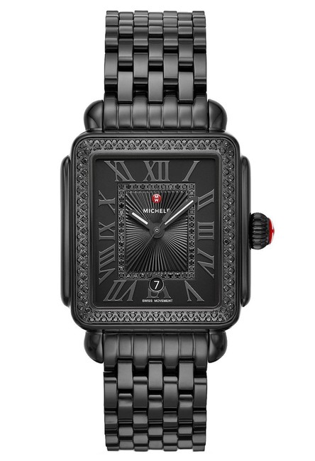 Michele Black Deco Madison Noir Diamond Mww06t000186 Watch Michele Black Deco Madison Noir Diamond Mww06t000186 Watch