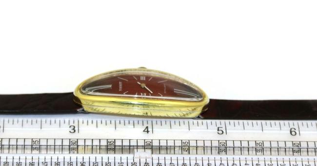 Tissot 59755 Stylist 18k Gold Case Hand Winding Oval Leather Band Ladies Watch Tissot 59755 Stylist 18k Gold Case Hand Winding Oval Leather Band Ladies Watch