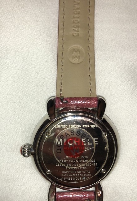Michele Colette Fleur Diamond and Gem Stone Watch Michele Colette Fleur Diamond and Gem Stone Watch