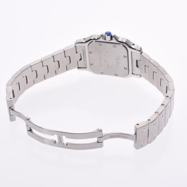 Cartier White Stainless Steel Santos Galbee Womens Wristwatch 23 Mm Watch Cartier White Stainless Steel Santos Galbee Womens Wristwatch 23 Mm Watch