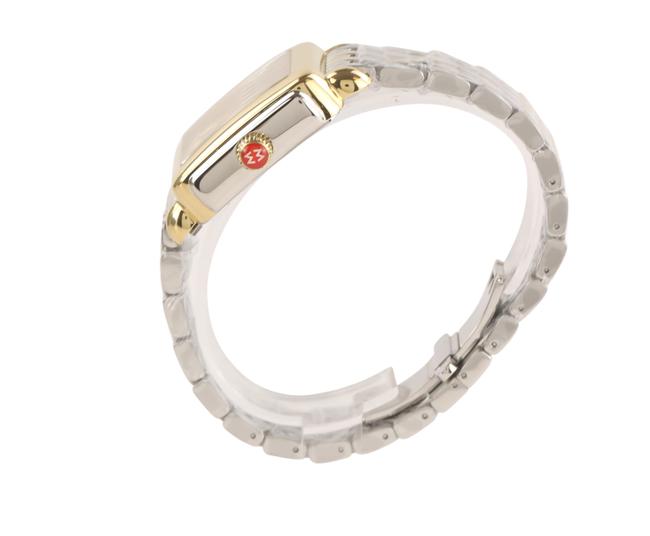 Michele Silver Deco Madison Two Tone Watch Michele Silver Deco Madison Two Tone Watch