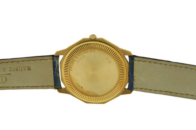 Baume & Mercier Gold Riviera Unisex 87012 18k Yellow Quartz 34mm Watch Baume & Mercier Gold Riviera Unisex 87012 18k Yellow Quartz 34mm Watch