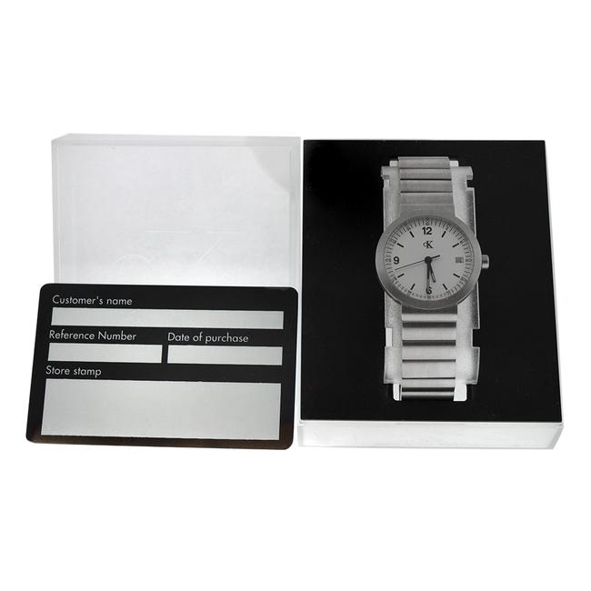 Calvin Klein Silver Unisex K2121 Steel Date Quartz 31mm Watch Calvin Klein Silver Unisex K2121 Steel Date Quartz 31mm Watch