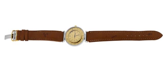 Girard-Perregaux Gold Stainless Steel Unisex Integrale 32mm Date Quartz Watch Girard-Perregaux Gold Stainless Steel Unisex Integrale 32mm Date Quartz Watch