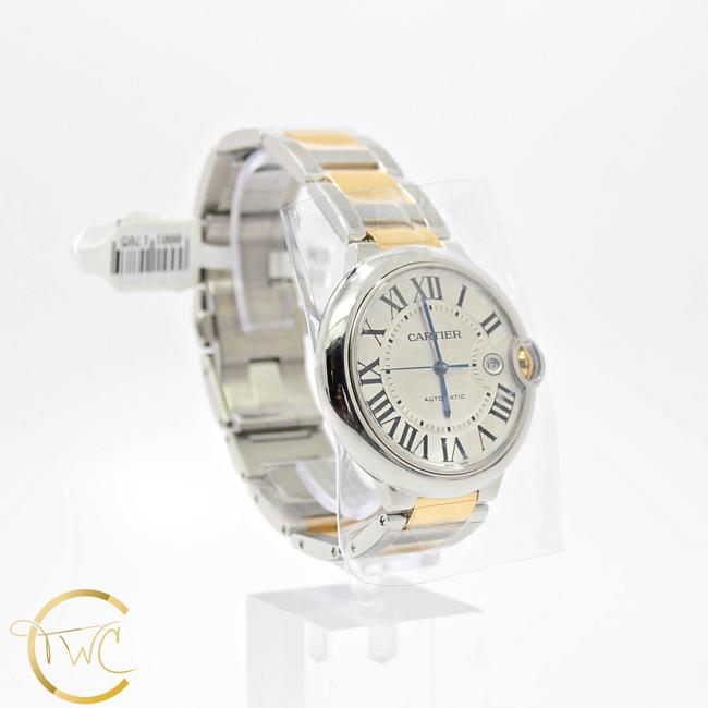 Cartier Silver Ballon Bleu 42mm Steel and 18k Yellow Gold Ref W2bb0022 Watch Cartier Silver Ballon Bleu 42mm Steel and 18k Yellow Gold Ref W2bb0022 Watch