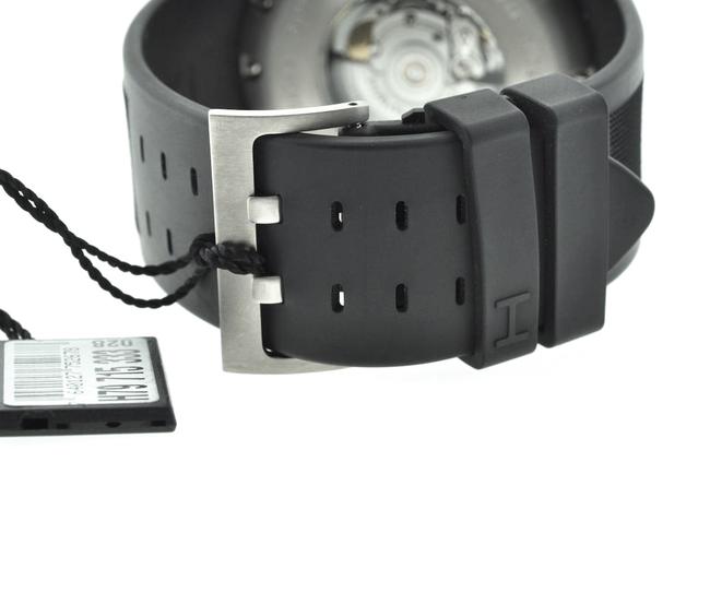 Hamilton Black Rubber Strap H79715333 Khaki Base Jump Mens Swiss Mechanical Watch Hamilton Black Rubber Strap H79715333 Khaki Base Jump Mens Swiss Mechanical Watch