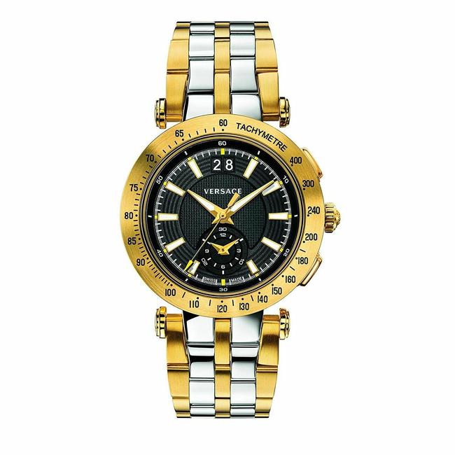 Versace Gold/Silver Vah020016 Mens Two-tone Quartz Watch Versace Gold/Silver Vah020016 Mens Two-tone Quartz Watch