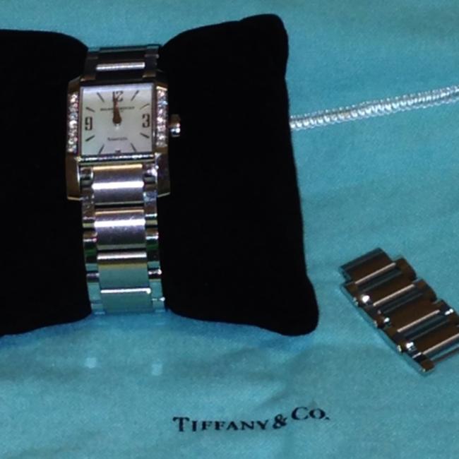 Baume & Mercier Steel Limited Edition Tiffany Co. Hampton Diamant Stainless Quartz with Diamonds Watch Baume & Mercier Steel Limited Edition Tiffany Co. Hampton Diamant Stainless Quartz with Diamonds Watch