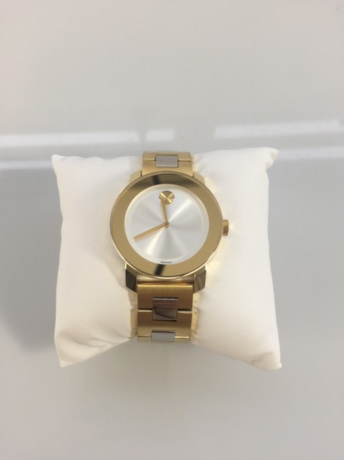 Movado Gold/Silver Dial Ip Stainless Steel Ladies 3600129 Watch Movado Gold/Silver Dial Ip Stainless Steel Ladies 3600129 Watch