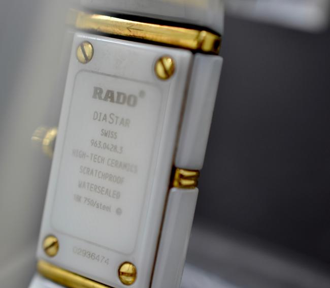 Rado White Gold W Womens Diastar Ceramic 18k W/ Diamonds Watch Rado White Gold W Womens Diastar Ceramic 18k W/ Diamonds Watch