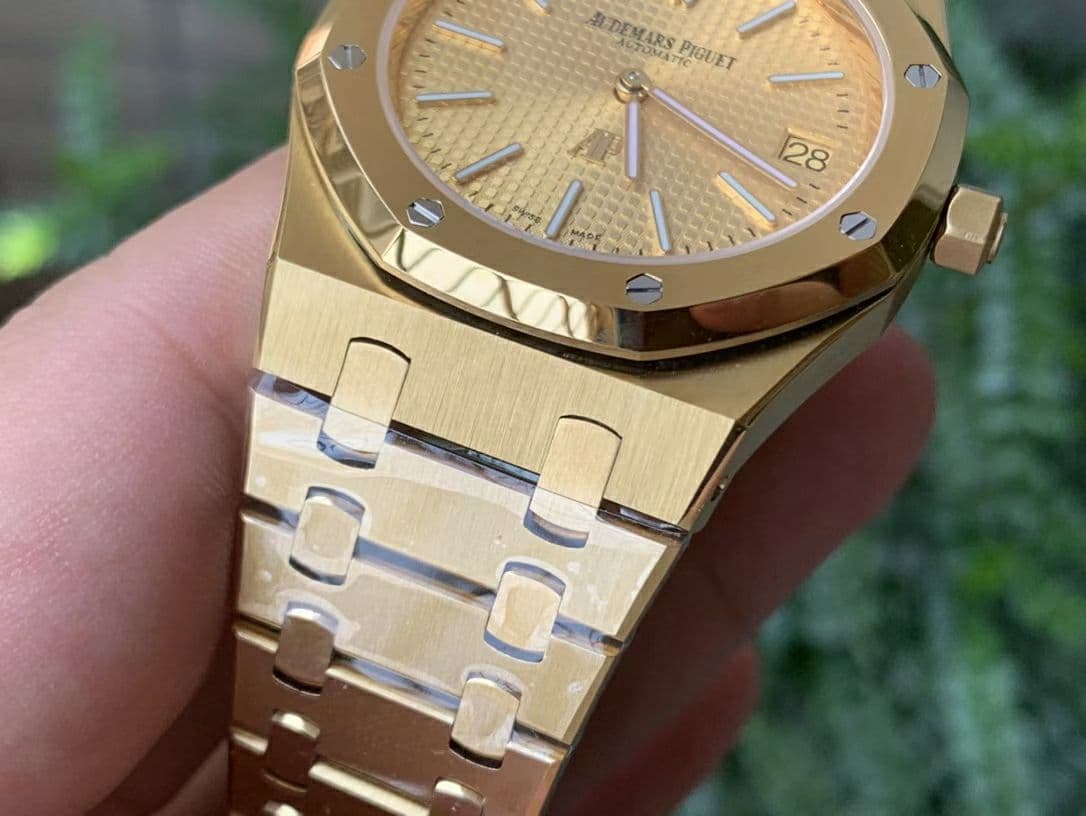 AP0633 - Royal Oak Jumbo 15202 YG/YG Gold KZF A2121