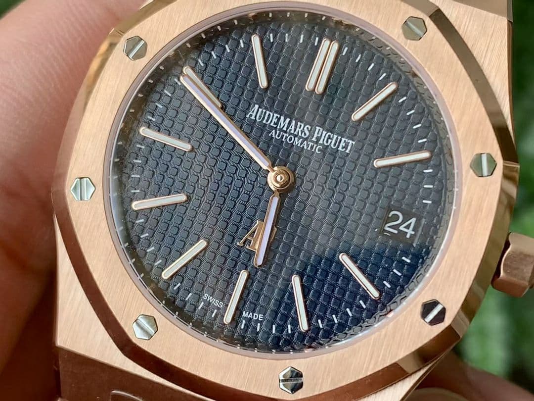 AP0637 - Royal Oak Jumbo 15202OR RG/RG Blue KZF A2121 AP0637 - Royal Oak Jumbo 15202OR RG/RG Blue KZF A2121