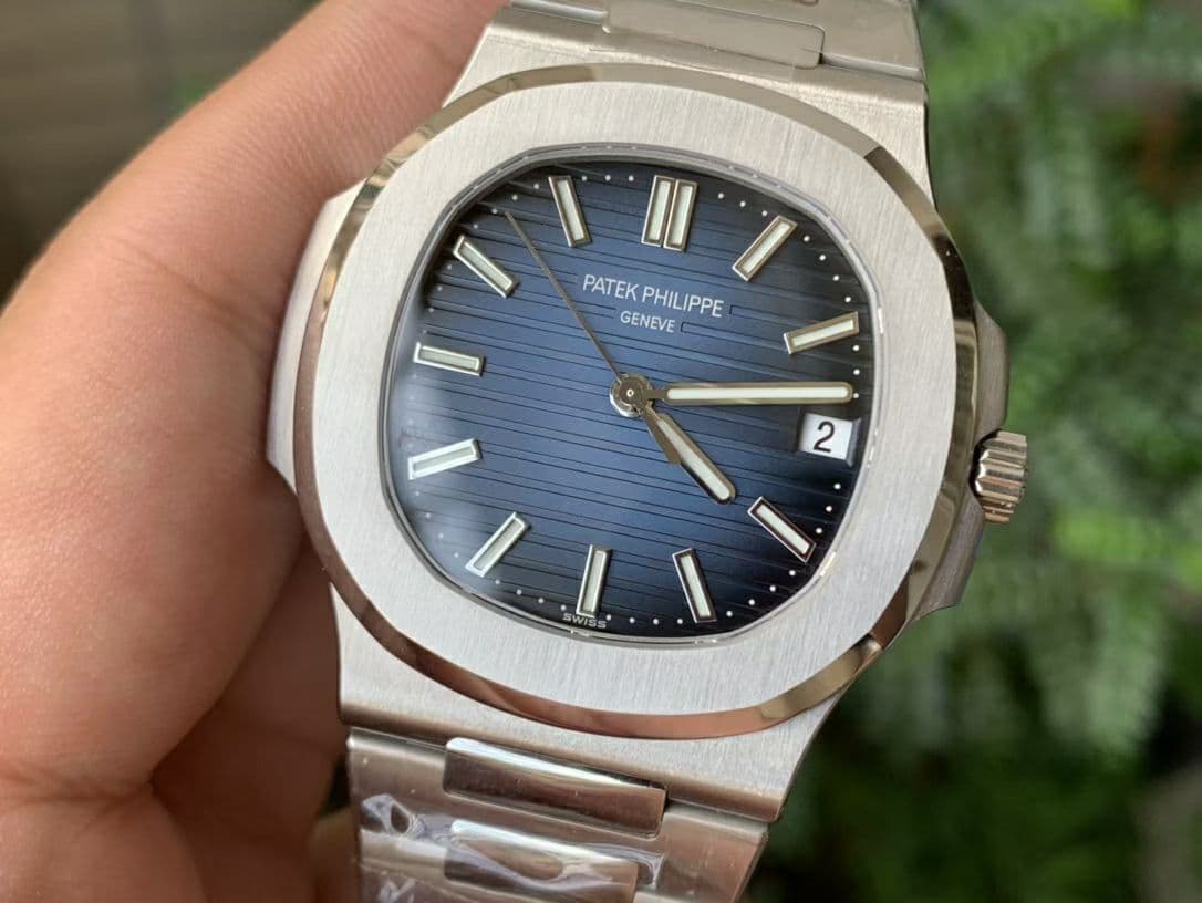 Nautilus 5711/1A PPF 1:1 Best Edition Blue Textured Dial on SS Bracelet 324CS V4