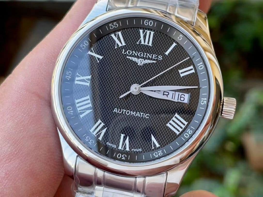LON033D - Longines Master Moonphase SS/SS Black/Rome GSF A899 LON033D - Longines Master Moonphase SS/SS Black/Rome GSF A899