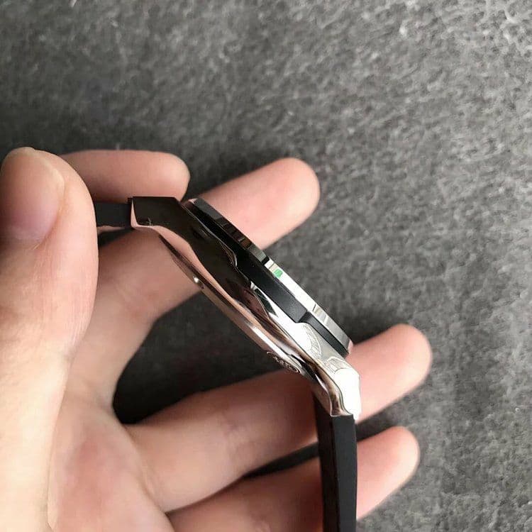 Classic Fusion 38mm Titanium JJF 1:1 Best Edition White Dial on Black Gummy Strap A2892 V2 Classic Fusion 38mm Titanium JJF 1:1 Best Edition White Dial on Black Gummy Strap A2892 V2