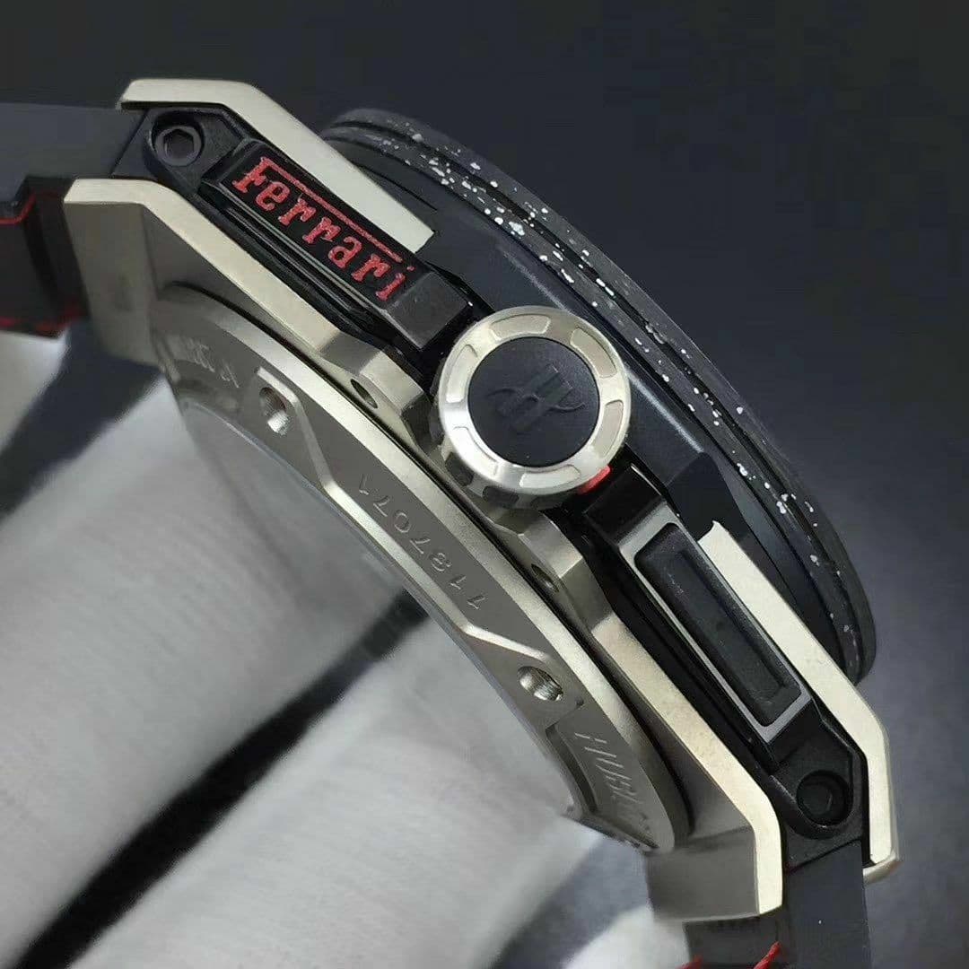 Big Bang Ferrari Unico Titanium V6F Best Edition Skeleton Dial on Black Gummy Strap HUB1288 (Copy) Big Bang Ferrari Unico Titanium V6F Best Edition Skeleton Dial on Black Gummy Strap HUB1288 (Copy)