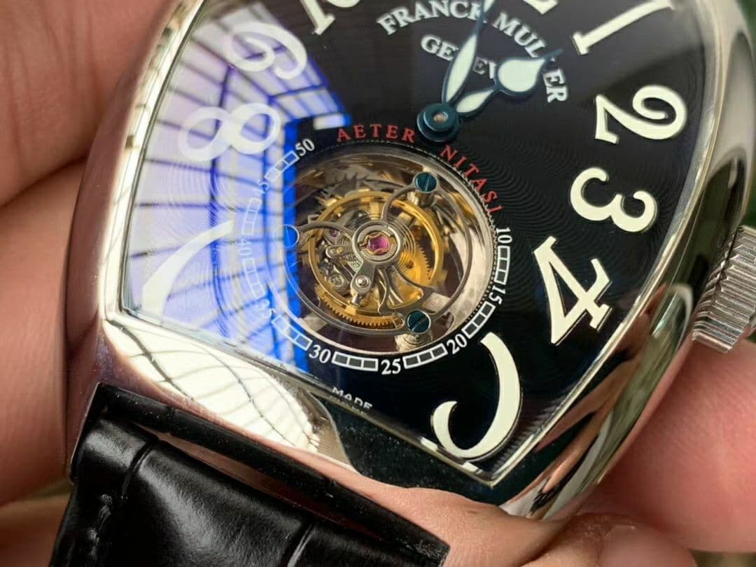 Franck Muller Aeternitas Tourbillon SS/LE Blk/Large Flying Tourbillon 1:1 Franck Muller Aeternitas Tourbillon SS/LE Blk/Large Flying Tourbillon 1:1