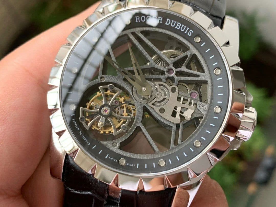 Excalibur Rddbex0392 SS BBR Best Edition Skeleton Dial on Black Leather Strap A2136 Tourbillon