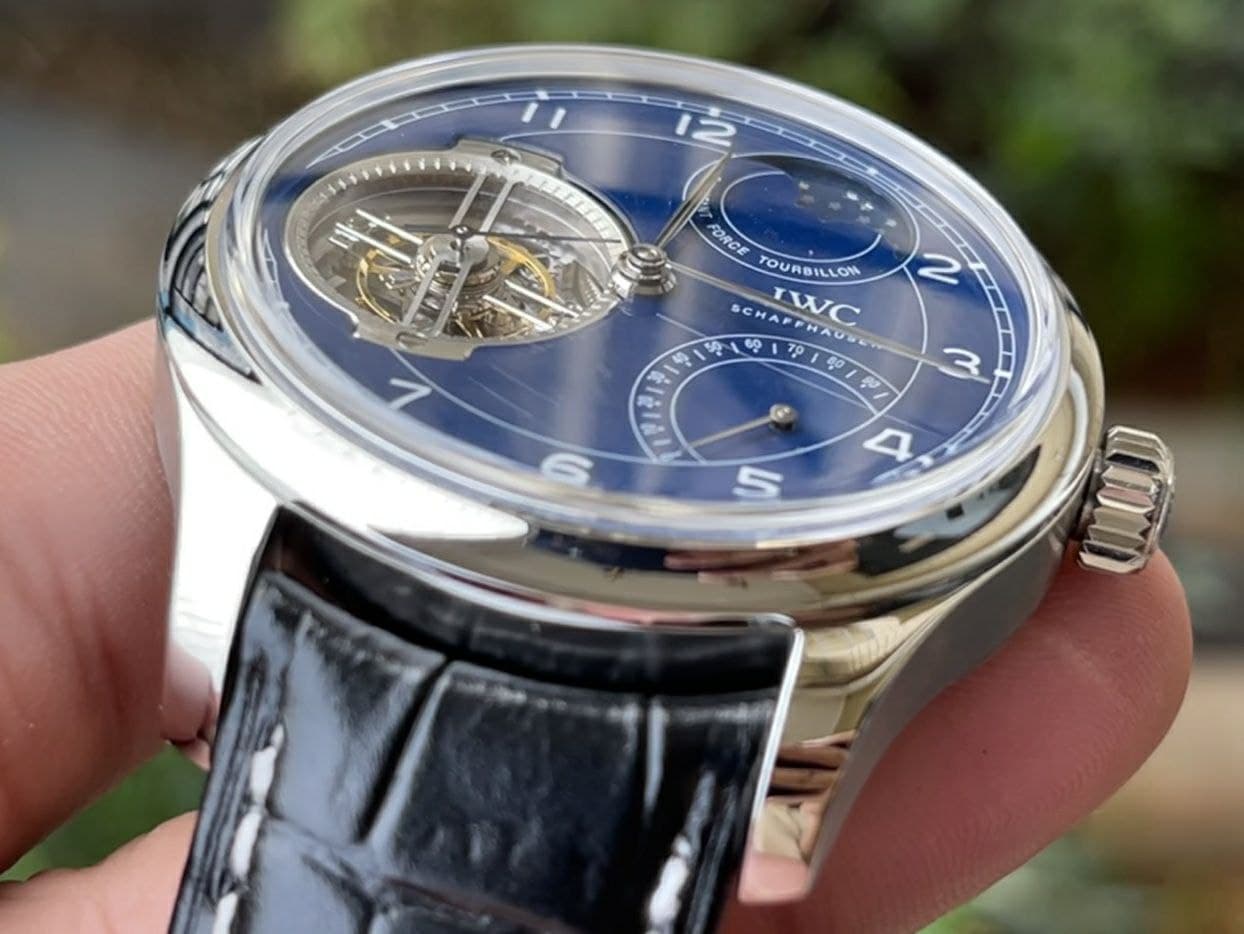 Portugieser Constant-Force Tourbillon Edition 150 YearsSS BBR Best Edition Blue Dial
