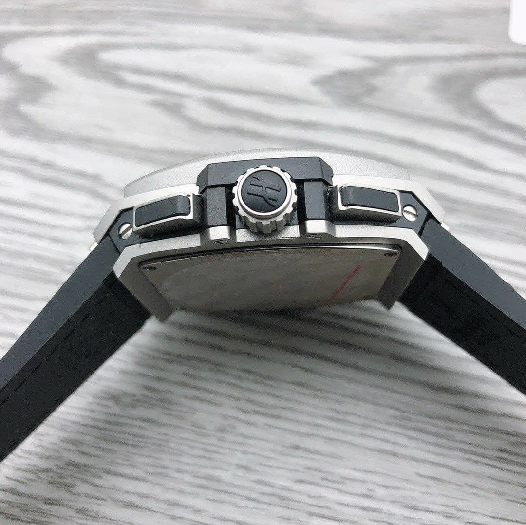 Hublot Spirit Grey Senna On Black Leather Strap