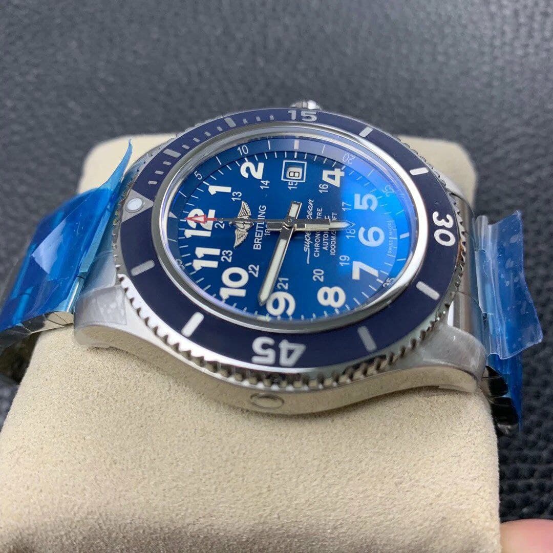 SuperOcean II 44mm 1:1 Best Edition Blue Dial on SS Bracelet SuperOcean II 44mm 1:1 Best Edition Blue Dial on SS Bracelet