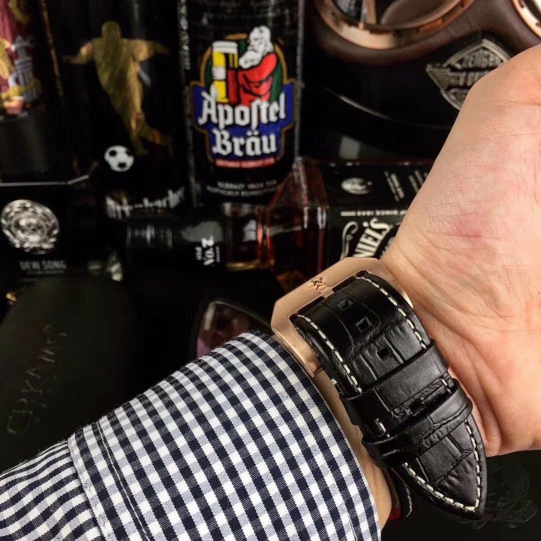 Zenith Pilot Gold Case Black Dial Chrono